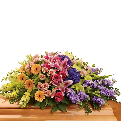Garden of Sweet Memories Casket Spray