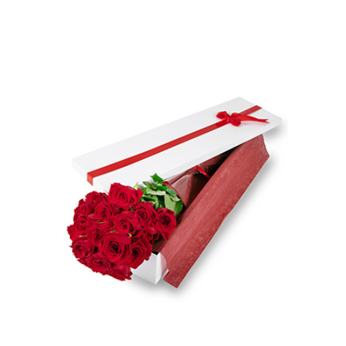 18 Long Stem Roses Presentation Box