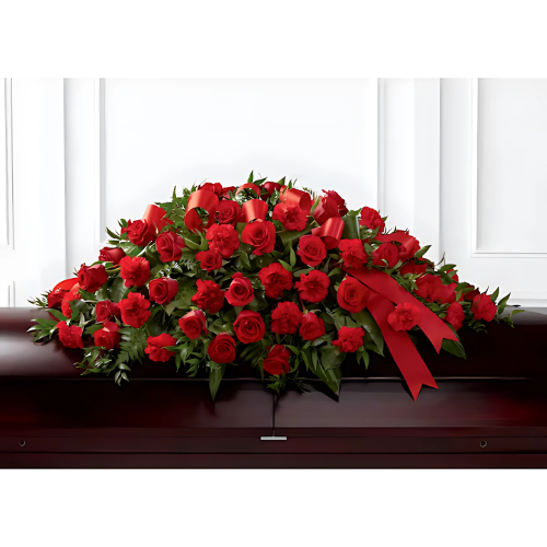 Dearly Departed Casket Spray