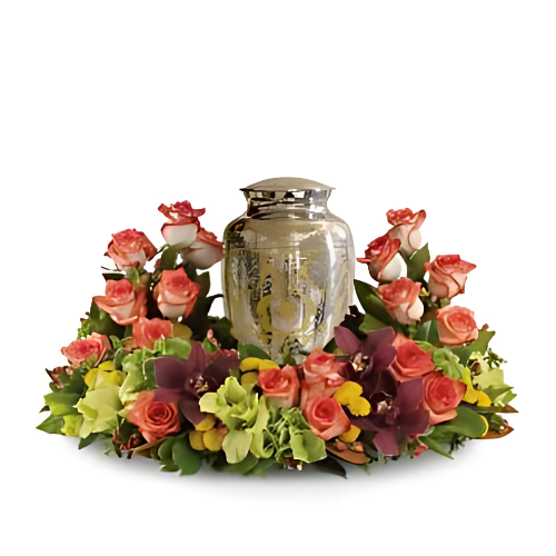 Sunset Cremation Wreath