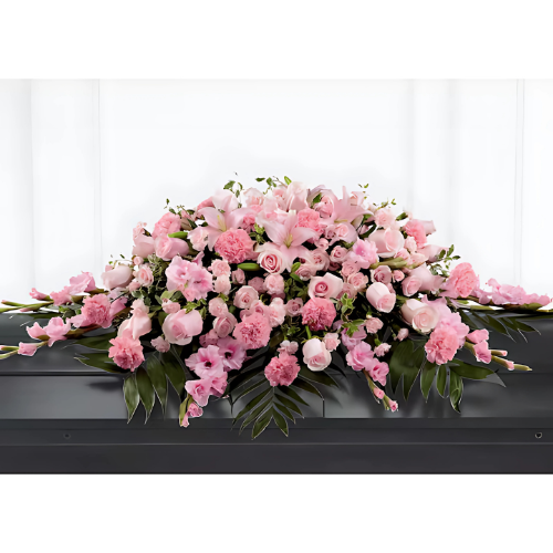 Sweetly Rest Casket Spray