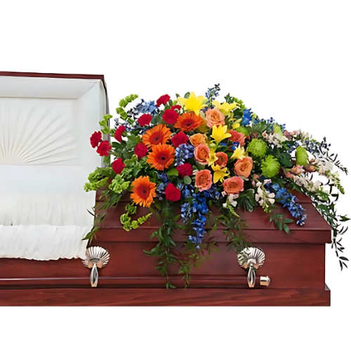 Treasured Celebration Casket Spray