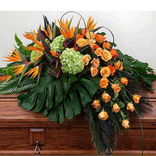 Tropical Casket Spray